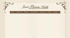 Desktop Screenshot of janetflemingsmith.com
